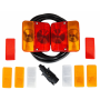 Zestaw lamp lampy tylne do przyczepy odblaski 7pin